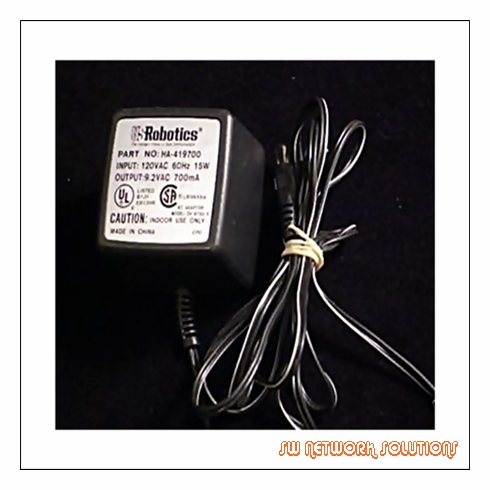 US ROBOTICS 9.2VAC AC ADAPTER P/N DV-9750-5
