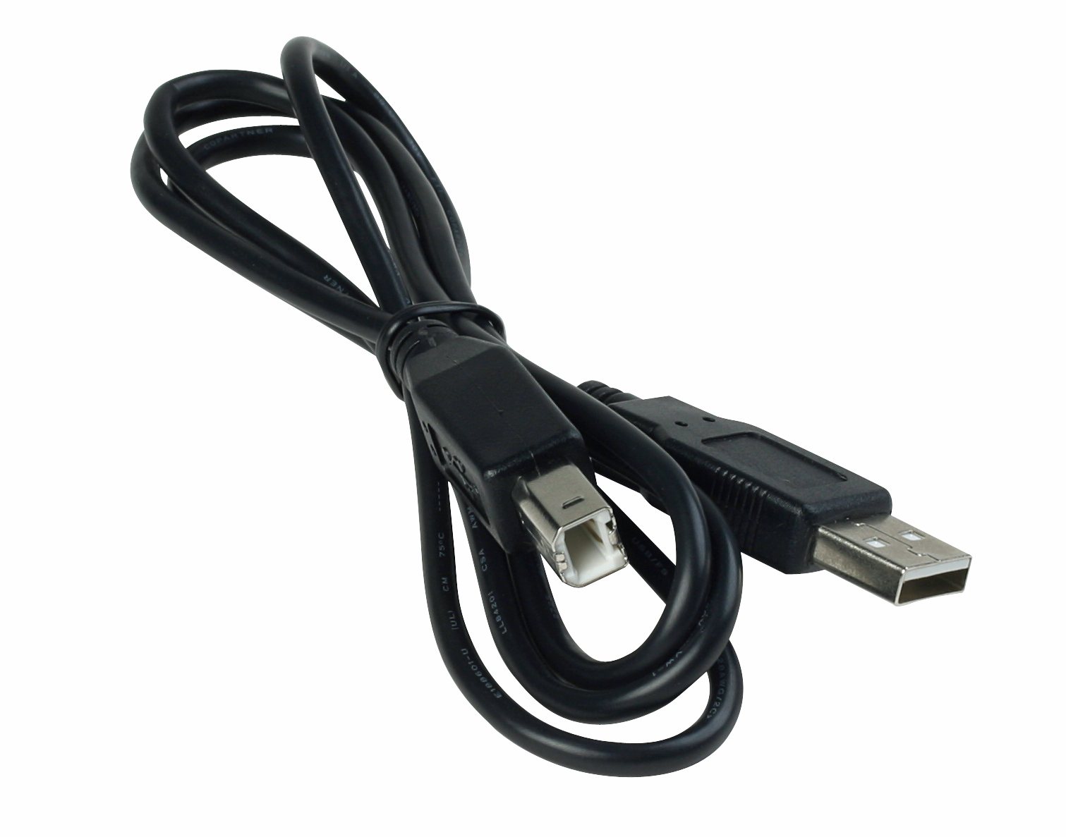 usb 2.0 type A to B data transfer cable p/n usbcable