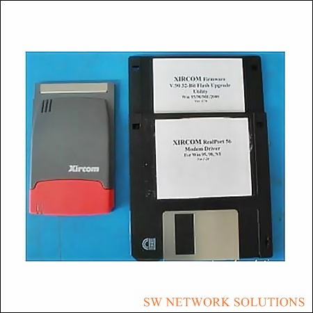 XIRCOM REALPORT 56K V.90 MODEM 16BIT PCMCIA CARD PULLED p/n RM56V1