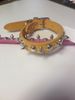 1/2" X 16" Leather Stud & Spike Dog Collars made in the USA