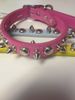 1/2" X 18" Leather Stud & Spike Dog Collars made in the USA