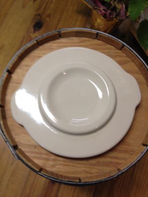 1 Gallon Stoneware Crock Lid Made In USA