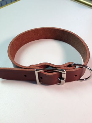 1" Leather Dog Collar