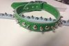 1" X 22" Leather Stud & Spike Dog Collars made in the USA