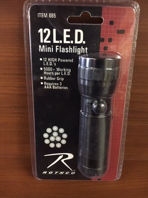 12 L.E.D. Mini Flashlight