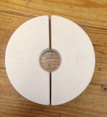 2 Gallon Stoneware Preserving Weights Made In USA 