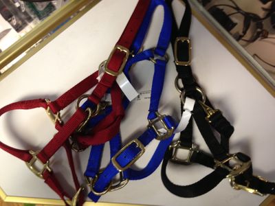 2-Ply 3/4" Nylon Weanling Halter Made In USA 