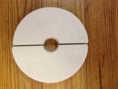 3 Gallon Stoneware Preserving Weights Made In USA