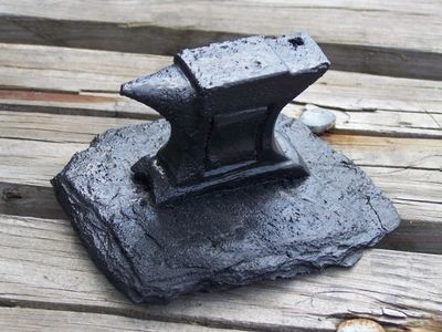 Anvil Made in  Kentucky from Coal