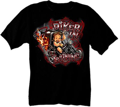 Baby Biker In Training Toddler's Short Sleeve T-Shirt