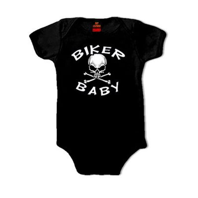 Biker Baby Skull Onesie