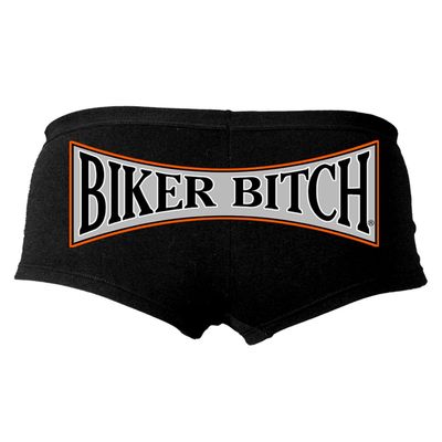 Biker Bitch Ladies Boy Shorts 