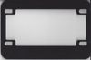 Black Metal Motorcycle License Plate Frame