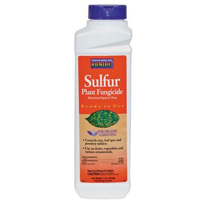 BONIDE SULFUR PLANT FUNGICIDE MICRONIZED SPRAY OR DUST ONE POUND
