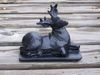 Buck Deer Handcarfted from Coal