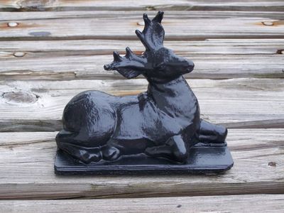 Buck Deer Handcarfted from Coal
