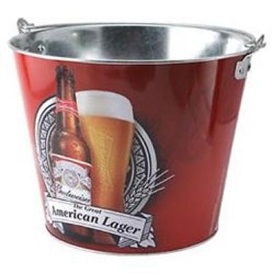 Budweiser Beer Ice Bucket 5Qt