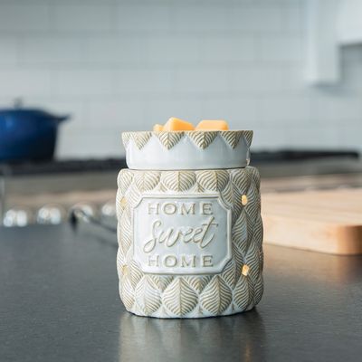 Candle Warmers Etc Home Sweet Home 2 in 1 Fragrance Warmer