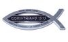 Christian Fish Chrome Auto Emblem (Corinthians 13:13 w/ Scripture) Christian Fish Chrome Auto Emblem (Corinthians 13:13 w/ Scripture)