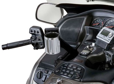 Chrome KUSTOM KADDY Switch Housing Mount for Harleys', Goldwings and Other Applications