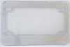 Chrome Metal Motorcycle License Plate Frame