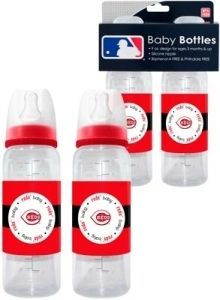 Cincinnati Reds MLB Baseball 2-Pack Baby Bottles