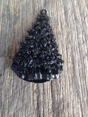 Handcrafted From Coal Made in Kentucky Coal Christmas Tree Ornament