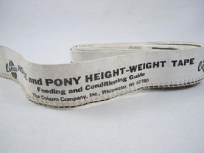 Coburn Horse & Pony Height and Weight Tape
