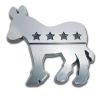 Democratic Donkey Chrome Auto Emblem Democratic Donkey Chrome Auto Emblem