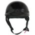 DOT Solid Glossy Black Half Helmet