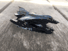Fighter Jet Handcrafted from Coal Fighter Jet Handcrafted from Coal