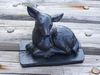 Handcrafted Doe Coal Figurine Made In Kentucky