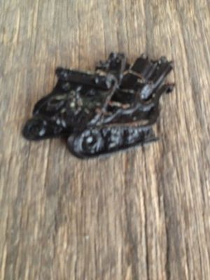Handcrafted from Coal and made in Kentucky Christmas Sleigh Tree Ornament 