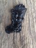 Handcrafted from Coal and made in Kentucky Christmas Stocking Tree Ornament 