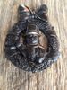 Handcrafted from Coal and made in Kentucky Snowman Christmas Wreath Ornament 
