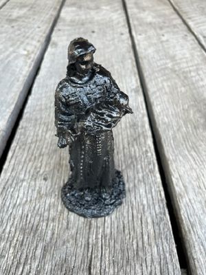 Handcrafted in Kentucky Coal Figurine Native American Mother and Baby
