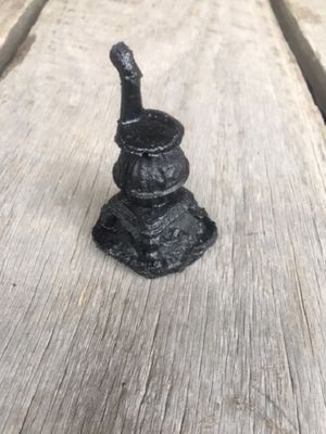 Handcrafted in Kentucky Coal Figurine Small Potbelly Stove