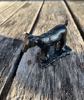 Handcrafted Nanny Goat Made from Coal by Kentucky Artisans
