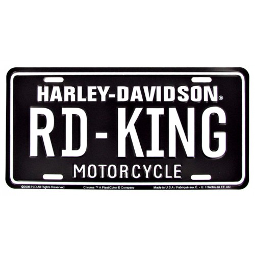 Harley Davidson Road King License Plate