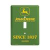 John Deere "Since 1837" Single Light Switch Metal Plate Cover