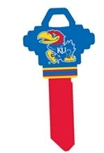 Kansas Jayhawks NCAA Schlage SC1 Key Blank