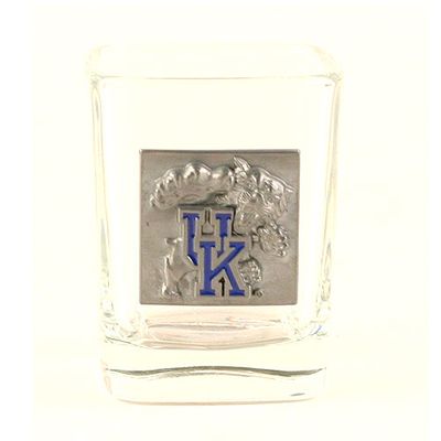 Kentucky Wildcats Shotglasses - Square Plate Shooters 2 oz