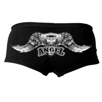 Ladies Biker Asphalt Angel Boy Shorts