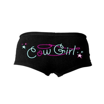 Ladies Biker/ Motorcycle "Cow Girl" Boy Shorts 