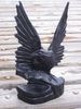 Large Eagle On Tree Branch Handcrafted from Coal Made by Kentucky Artisans