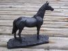 Large Horse on Base Handcrafted from Coal by Kentucky Artisans