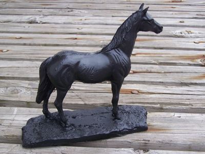 Large Horse on Base Handcrafted from Coal by Kentucky Artisans