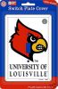 Louisville Cardinals Single Light Switch Metal Plate Cover