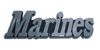 Marine Chrome Auto Emblem (Marine Word) Marine Chrome Auto Emblem (Marine Word)