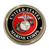 Marine Chrome Auto Emblem (Seal) Marine Chrome Auto Emblem (Seal)